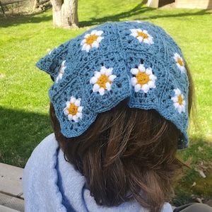 Daisy Bandana Crochet Pattern (PDF ONLY!)