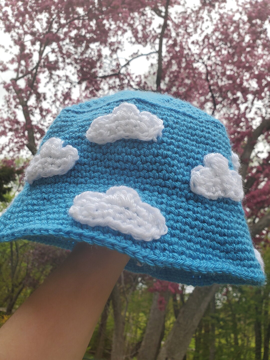 Head in the Clouds Bucket Hat Crochet Pattern Etsy