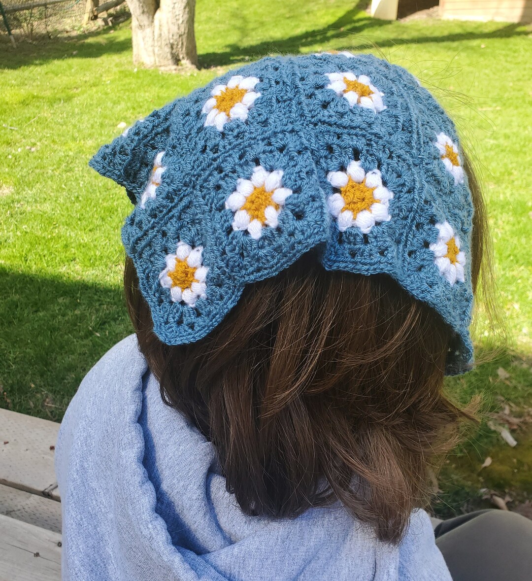 Daisy Bandana Crochet Pattern PDF ONLY Etsy