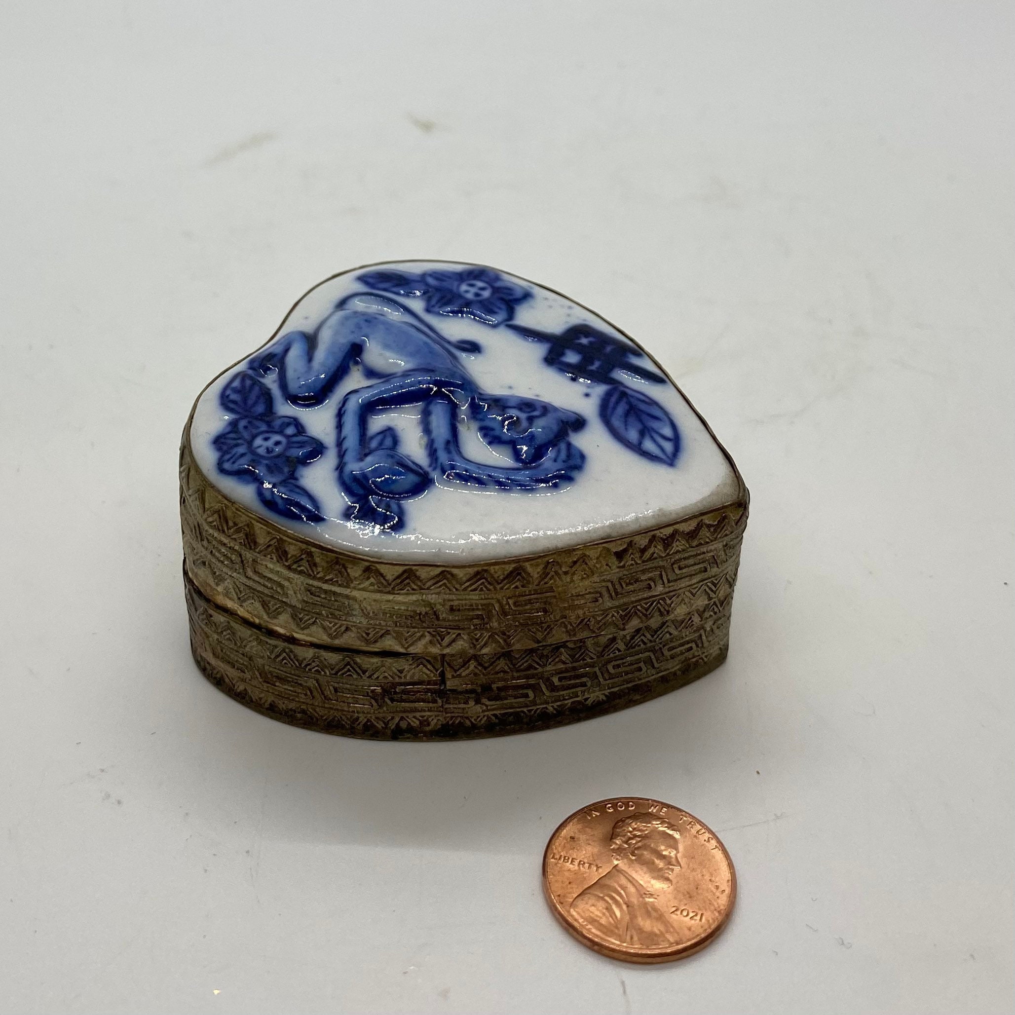 Chinese Silver Trinket Box - Etsy