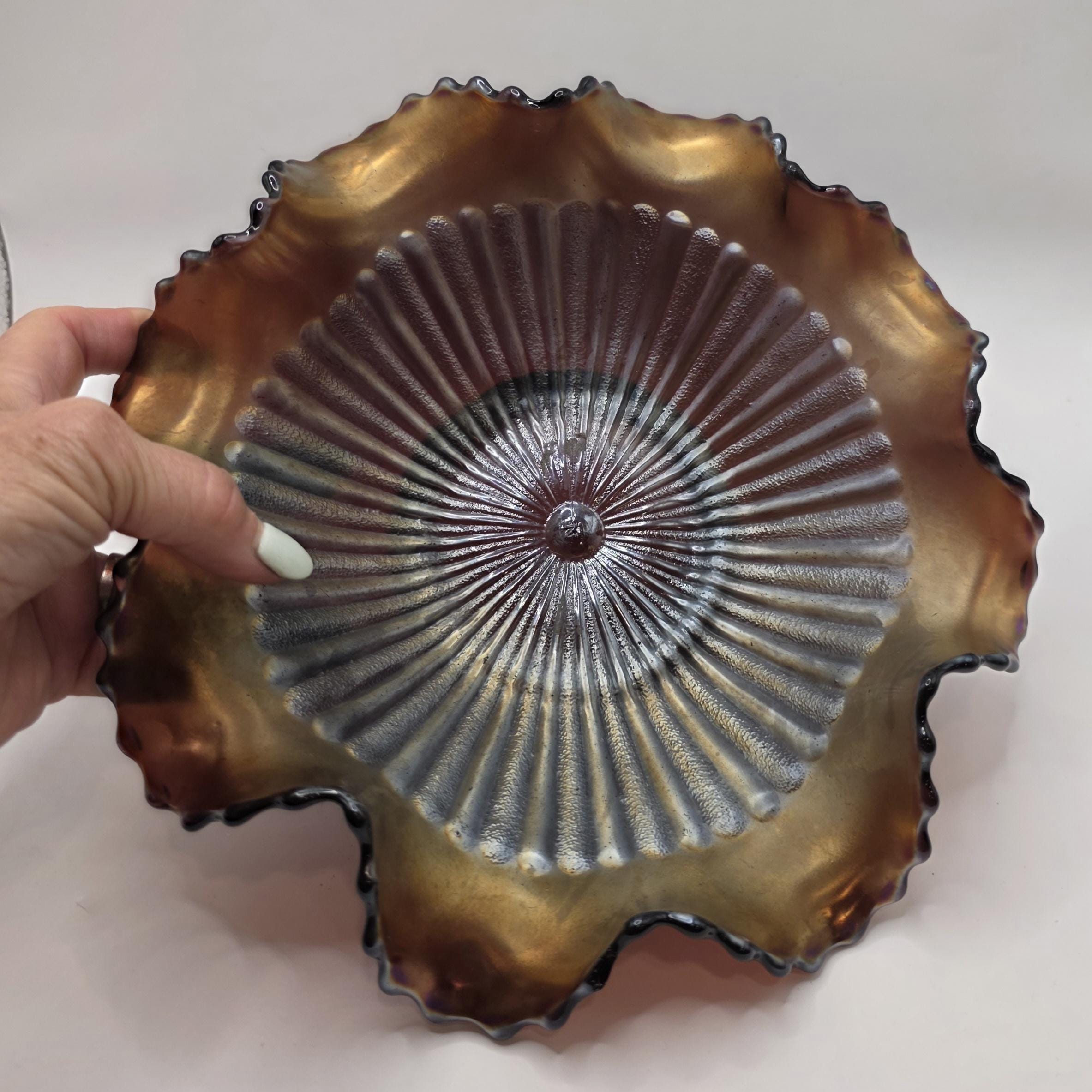 Vintage Art Glass Signed - Etsy