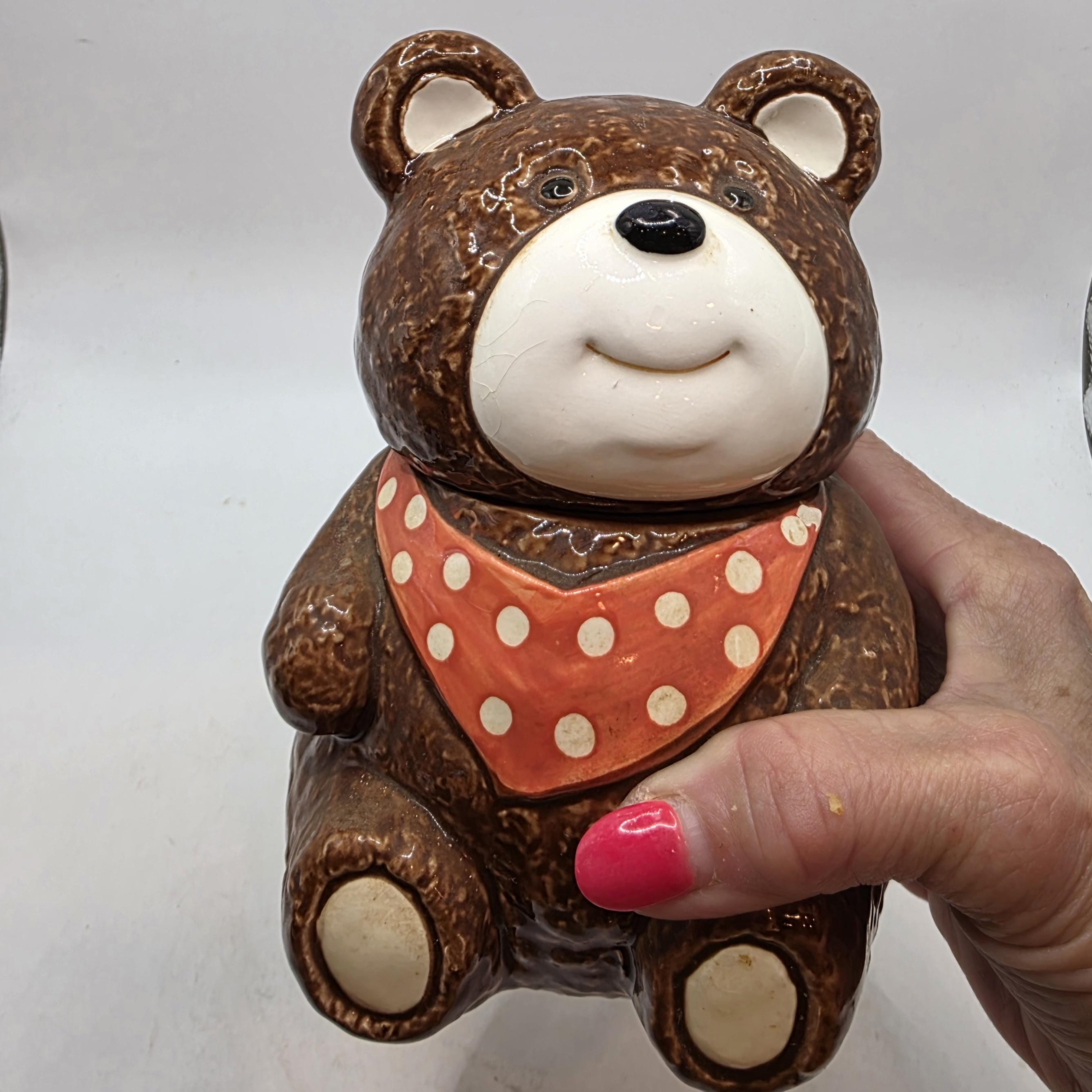 Otagiri Bear Jar - Etsy