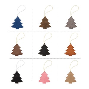 Christmas Tree Ornament Leatherette Blank ~ Glowforge Supplies, Laser supplies, Ornaments  ~,xtool,omtech~