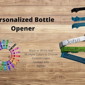 Personalized Engraved Bottle Opener Keychain ~ Gifts for Wedding, Baby Shower, Holidays, Events~,xtool,omtech~