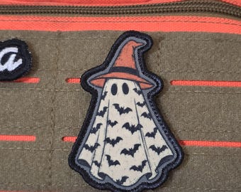 Ghost – Funny Tactical Morale Patch | Custom Quote Patch | Hook & Loop Patch for Backpack, Vest, Hat, Gear