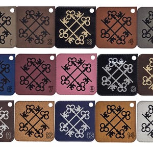 Laserable Leatherette Sheets 12x24 or 12x12 or 6x12 ~ Laser Supplies, Glowforge Supplies,xtool,omtech~ image 2