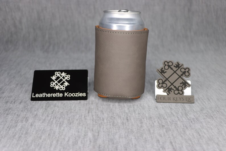 Card Cuzzies Personalized Leatherette Can Holder, ~wedding, Gifts, Gift for Dad ...