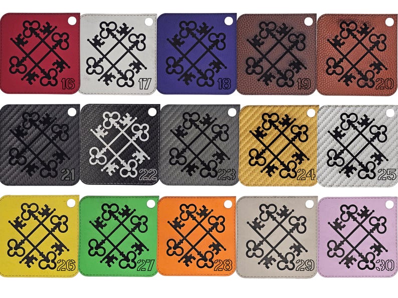 Laserable Leatherette Sheets 12x24 or 12x12 or 6x12 ~ Laser Supplies, Glowforge Supplies,xtool,omtech~ image 3