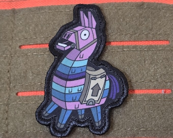 Llama – Funny Tactical Morale Patch | Custom Quote Patch | Hook & Loop Patch for Backpack, Vest, Hat, Gear