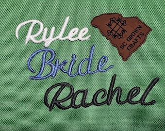 Bügelbild Name Patch, gestickt, Applikation, Patches, Single