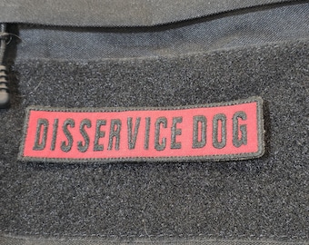 Disservice Dog – Morale Patch | Custom Patches | Hook & Loop