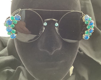 Bling steampunk sunglasses