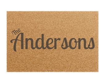 Custom Family Doormat
