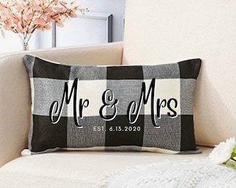 Customized Buffalo Check 12x20 Pillow Cover