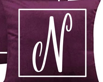 Customized Velvet Throw Pillow Covers