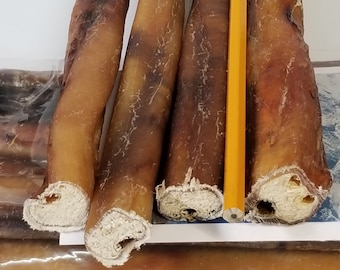 USA Beef Bully Sticks – 11"-12" Natural Dog Chews- 5pcs