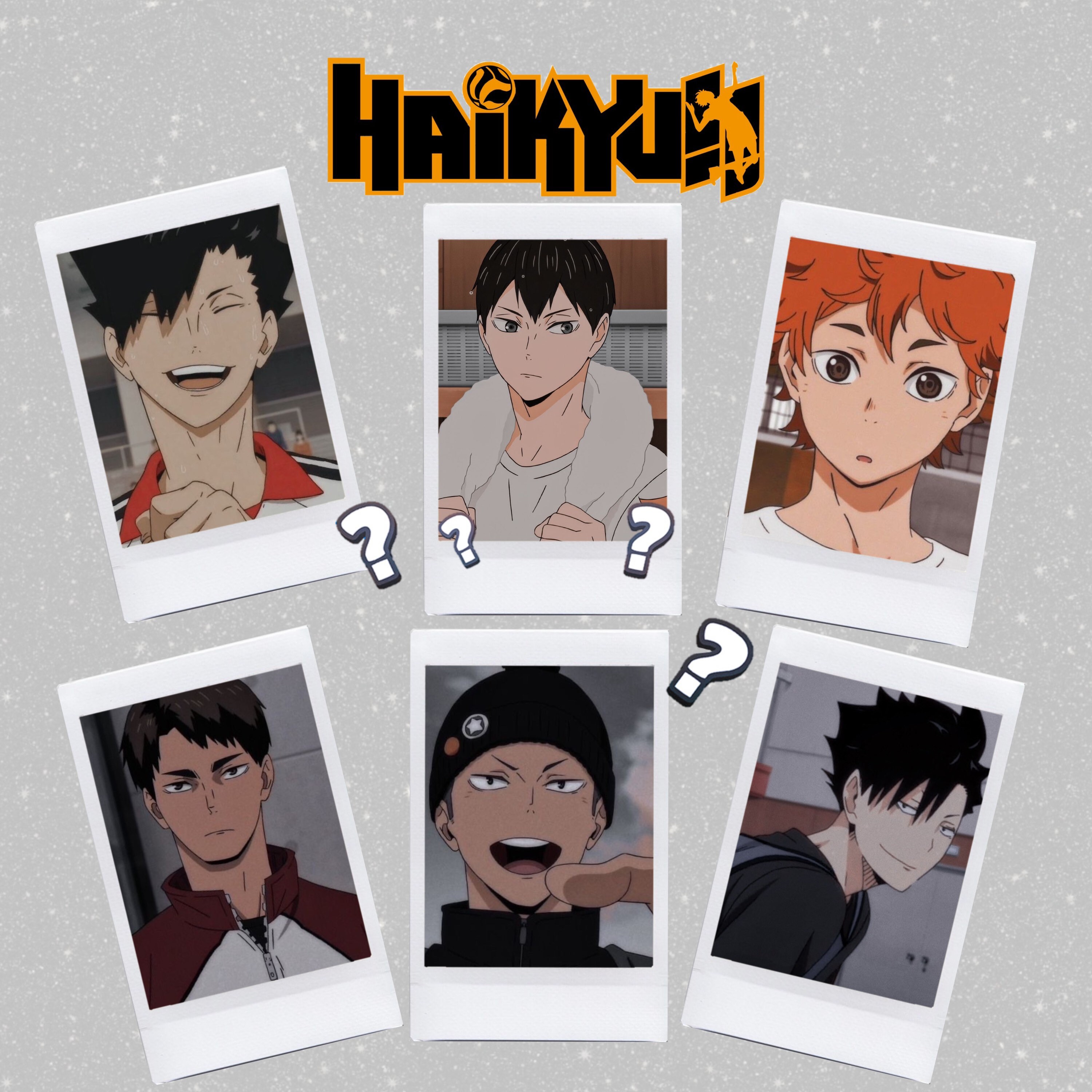Haikyuu mystery Polaroid | Etsy