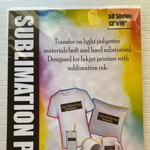 SUBLIPAPER Sublimation Heat Transfer Paper for Virtuoso and Epson 100  Sheets 11x17 per Pack SUBLIPAPER 