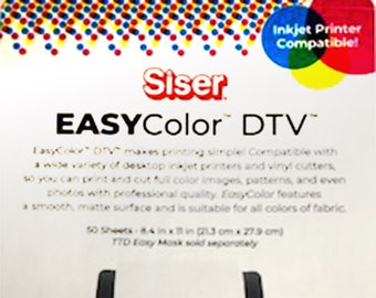 Siser EasyColor DTV-50-arksförpackning