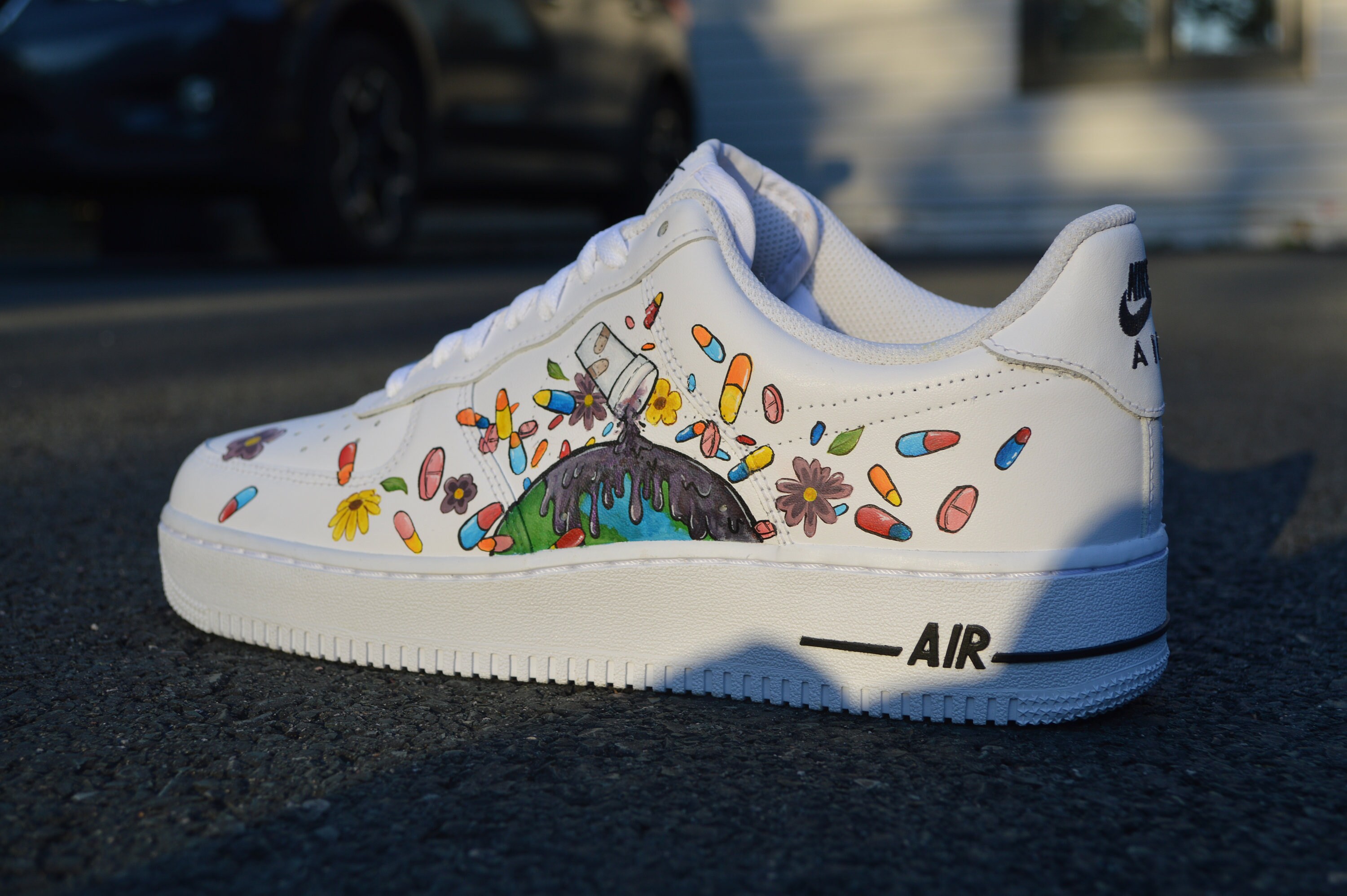 juice wrld custom shoes vans