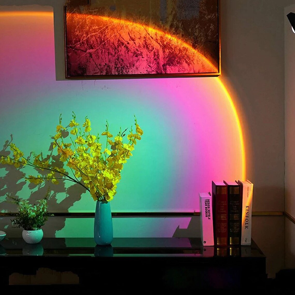 Sunset Lamp Sunset Projector Rainbow Lamp Projector Lamp Etsy