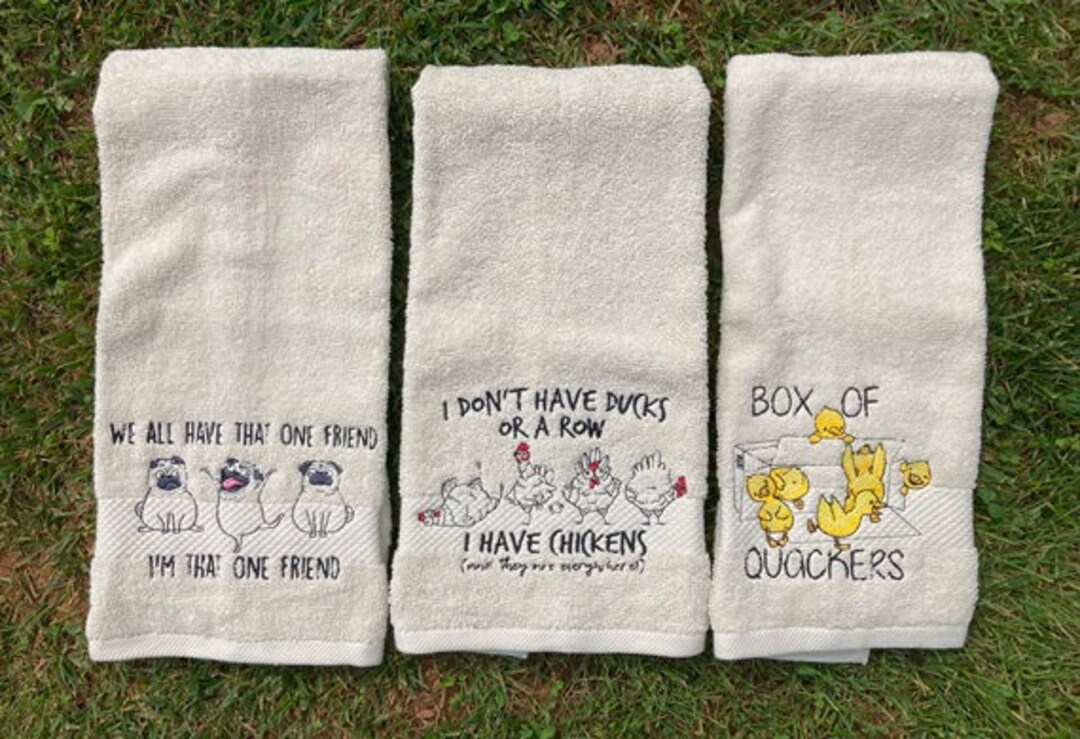Funny Bathroom Hand Towelsnull