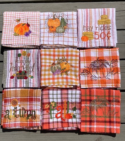 Springtime Plaid Set of 2 Kitchen Towels