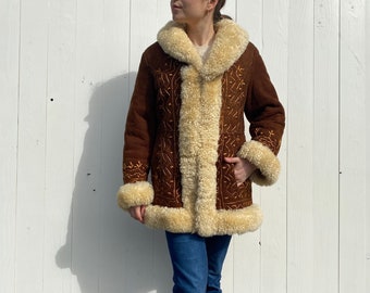 Afghan Sheepskin Coat Fergana