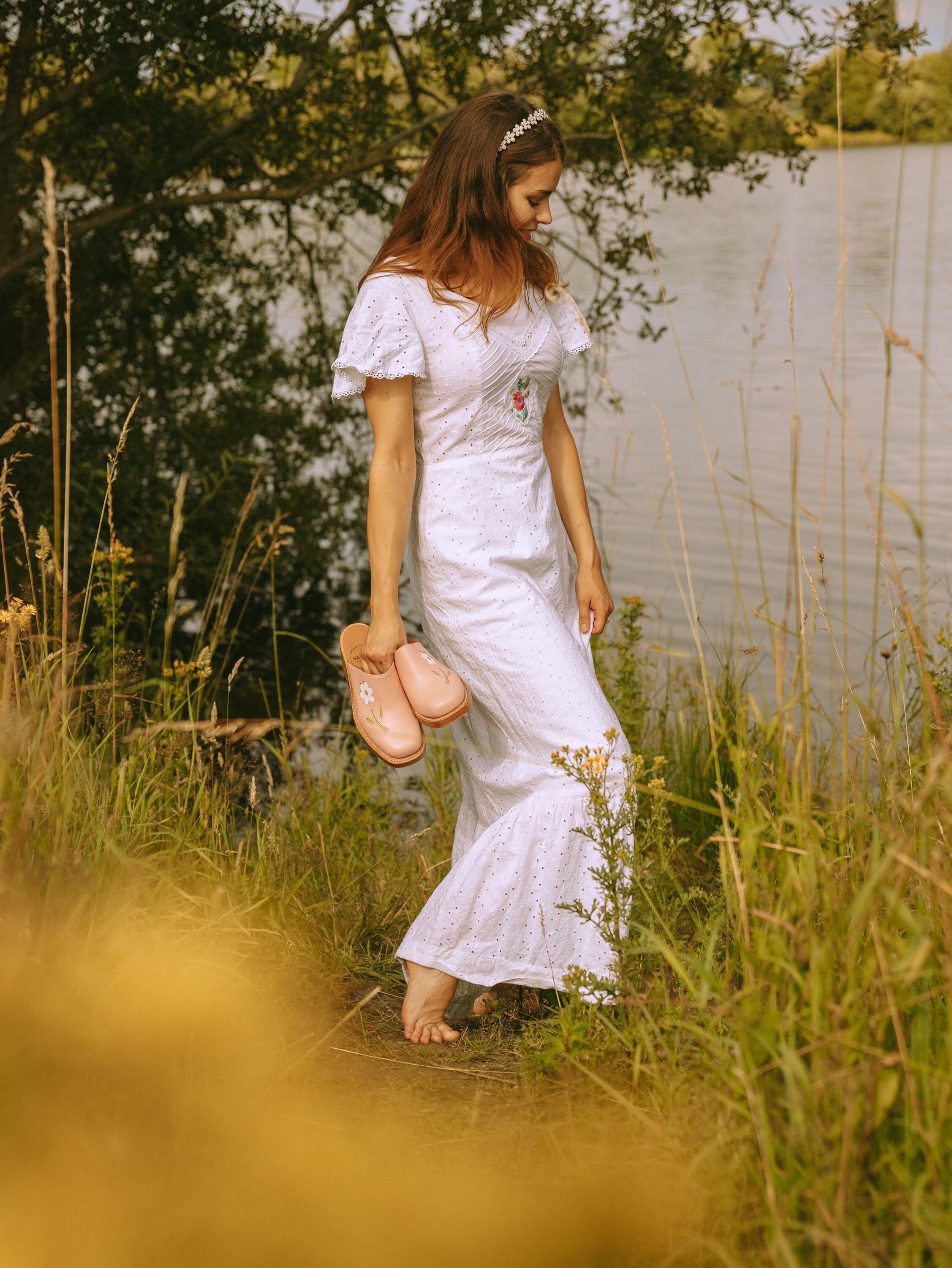 Vintage Authentic 1970s Maxi Dress With Embroidery in Cotton - Etsy
