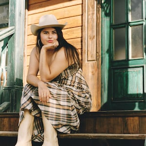 Chunky Boots in Camel Low Heel image 7