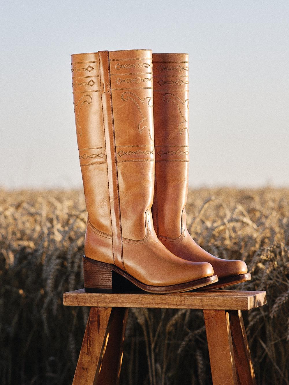 Vintage Acme Cowboy Boots 9.5 - Etsy