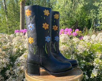 Blossom Boots in Black