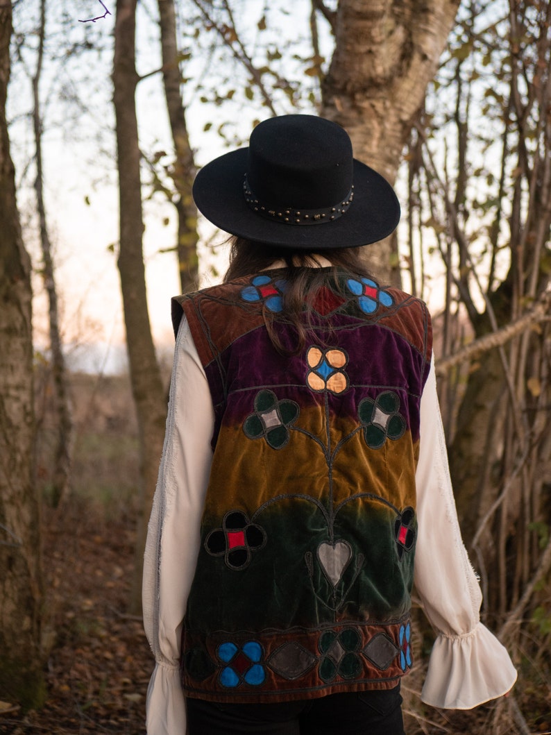 Vintage waistcoat gilet vest
