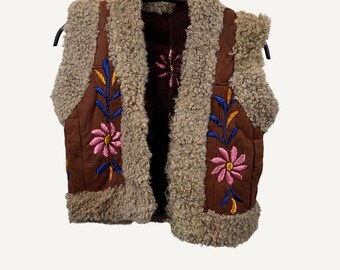 Sheepskin Kids Waistcoat Imsha