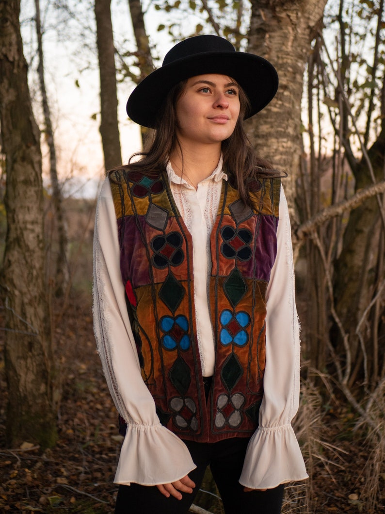 Vintage waistcoat gilet vest