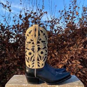 Western Cabra Boots Black