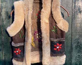 Sheepskin Kids Waistcoat Vest Wiam