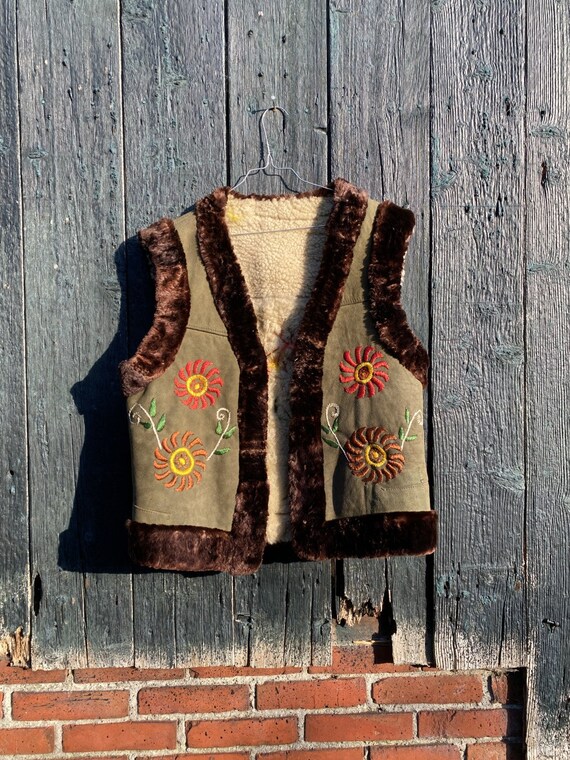 Shearling waistcoat best sale