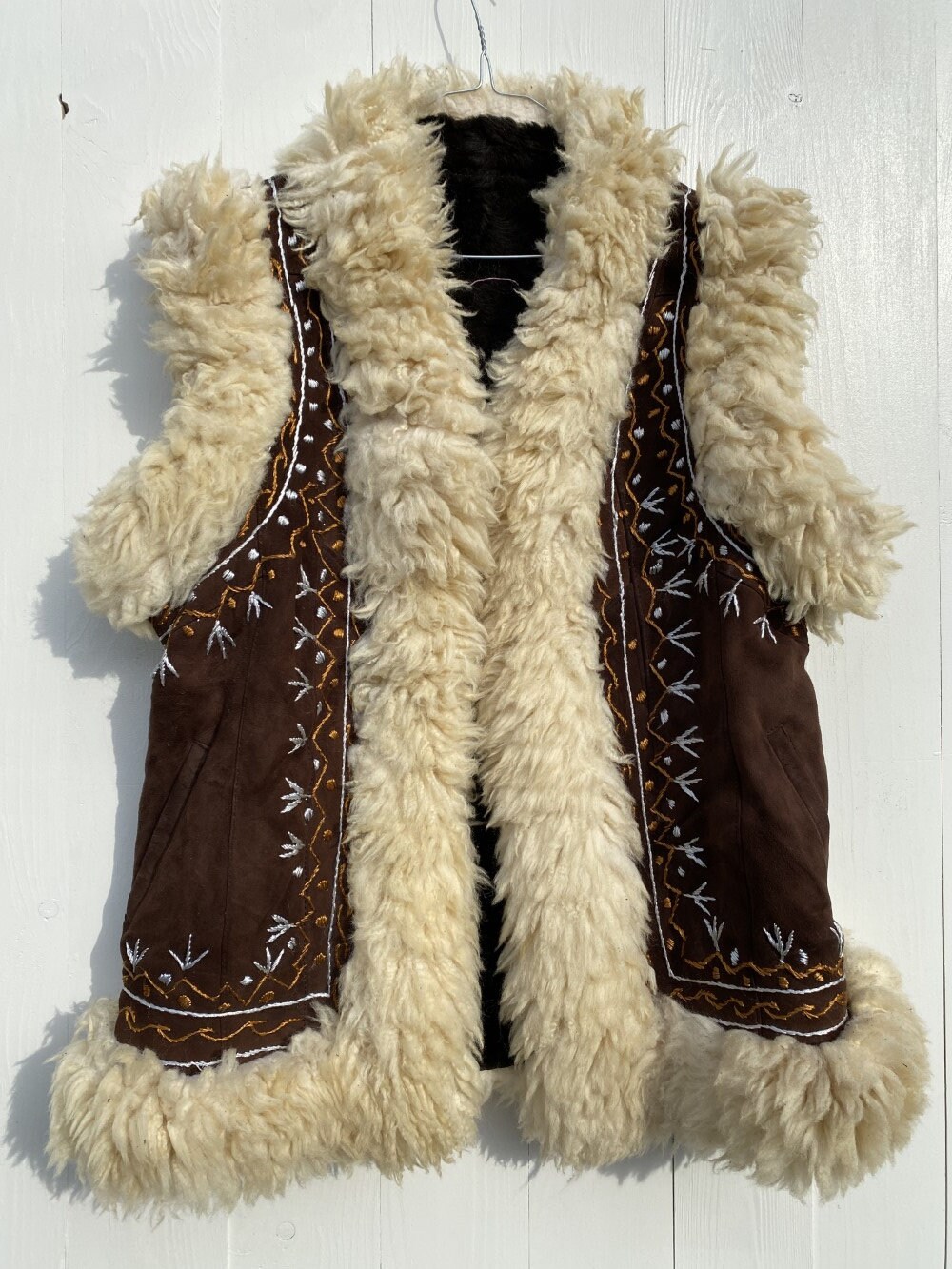 Sheepskin waistcoat shop mens