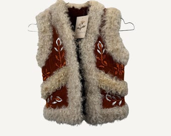 Sheepskin Kids Waistcoat Emaan