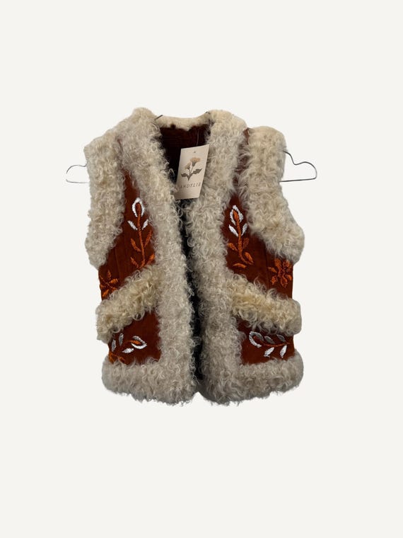 Sheepskin Kids Waistcoat Emaan