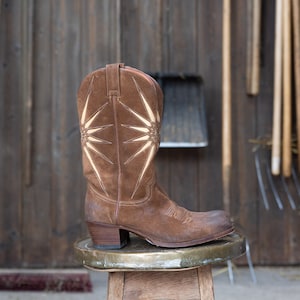 Western Suede Sun Boots