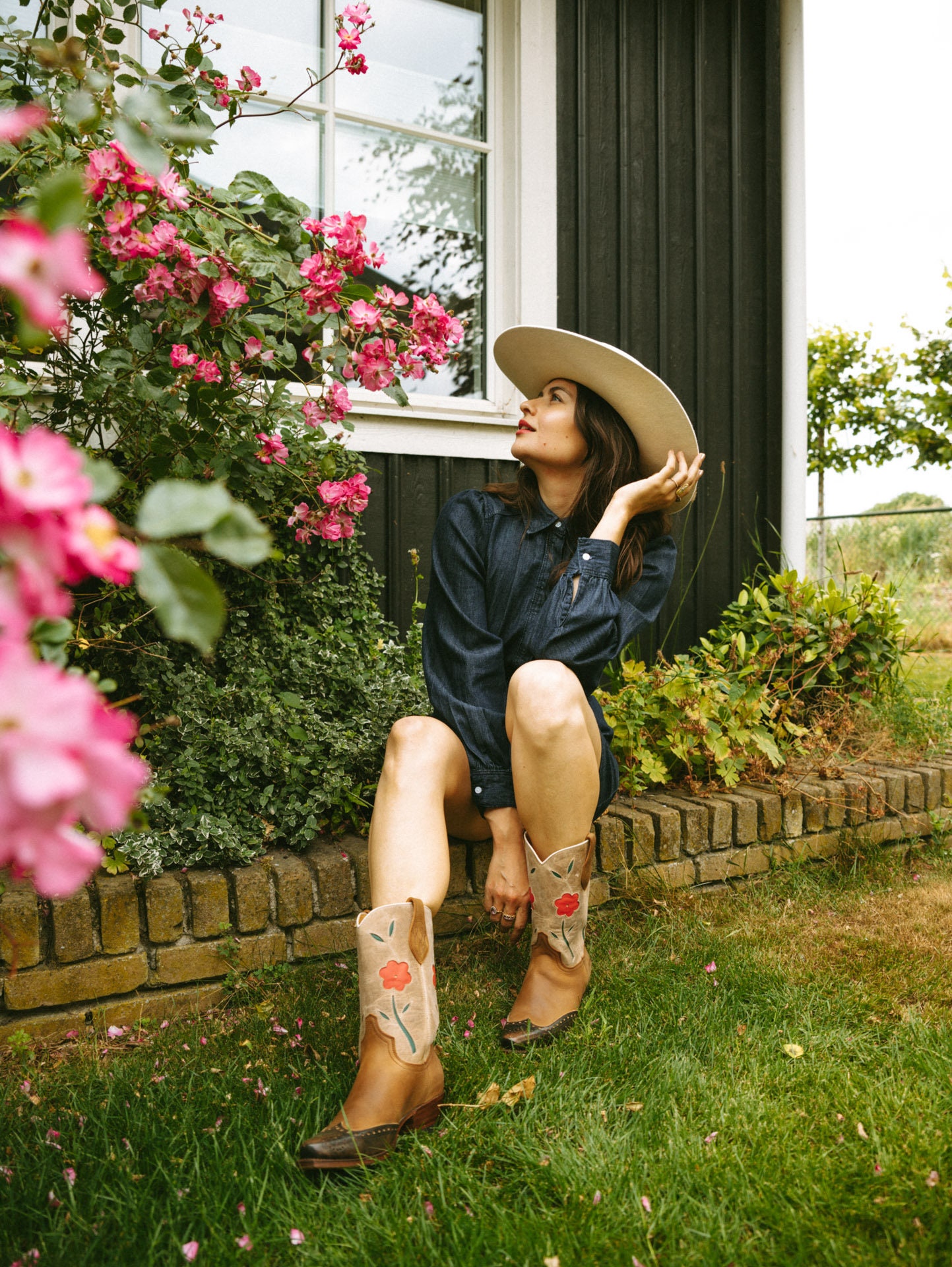 Lucky Retro Cowgirl Boots Vintage Finished Etsy Canada