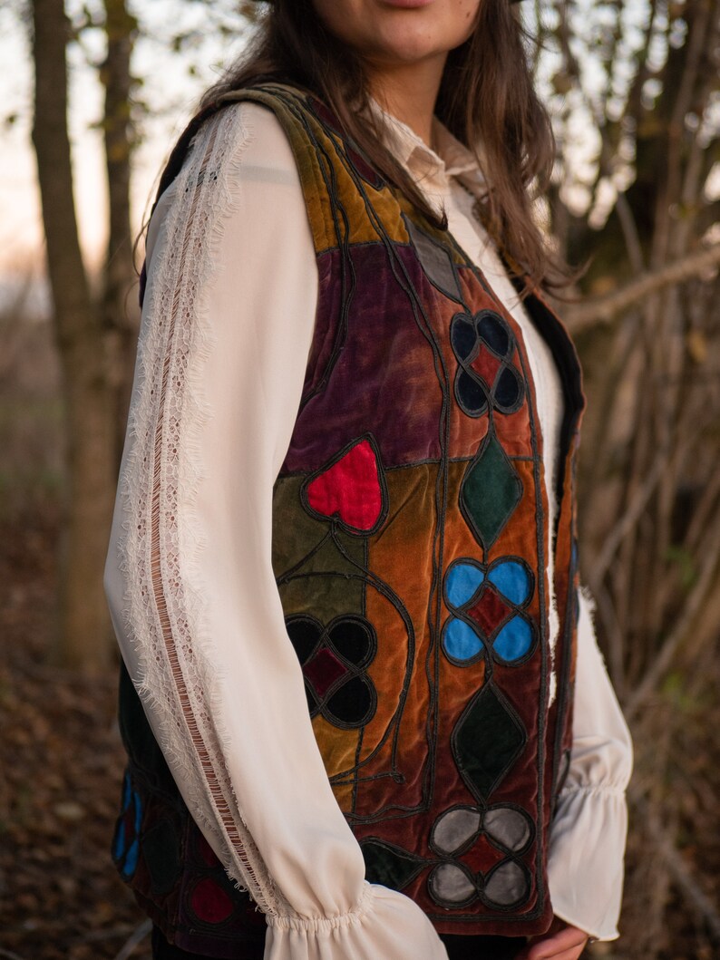 Vintage waistcoat gilet vest