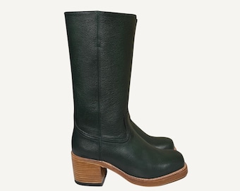 Chunky Boots Green