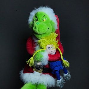 Rare!!! Vintage Plush Cartoon Christmas Big Size 24"