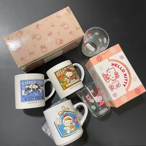 Vintage Mugs & Glass Cute Kawaii Japan KT