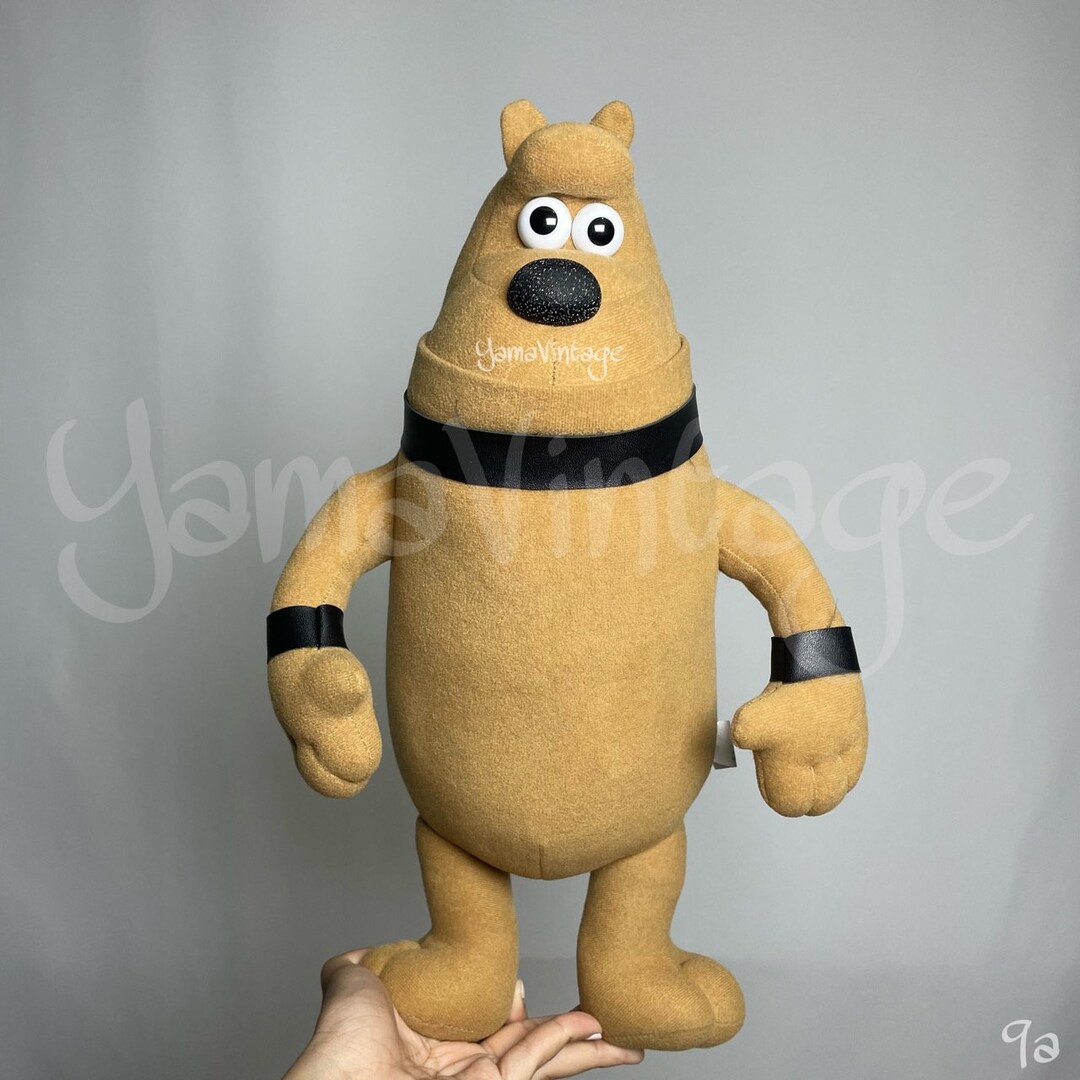 Vintage 1989s Preston Gromit Plush 14.5 , Second Hands , Dog Plush