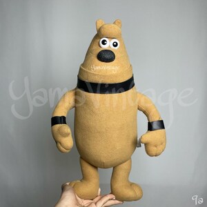 Vintage 1989s Preston Gromit Plush 14.5" , Second hands , Dog plush , Cartoons , Cyber-dog (robot) , Stuffed toy , Wallace , Gift for him
