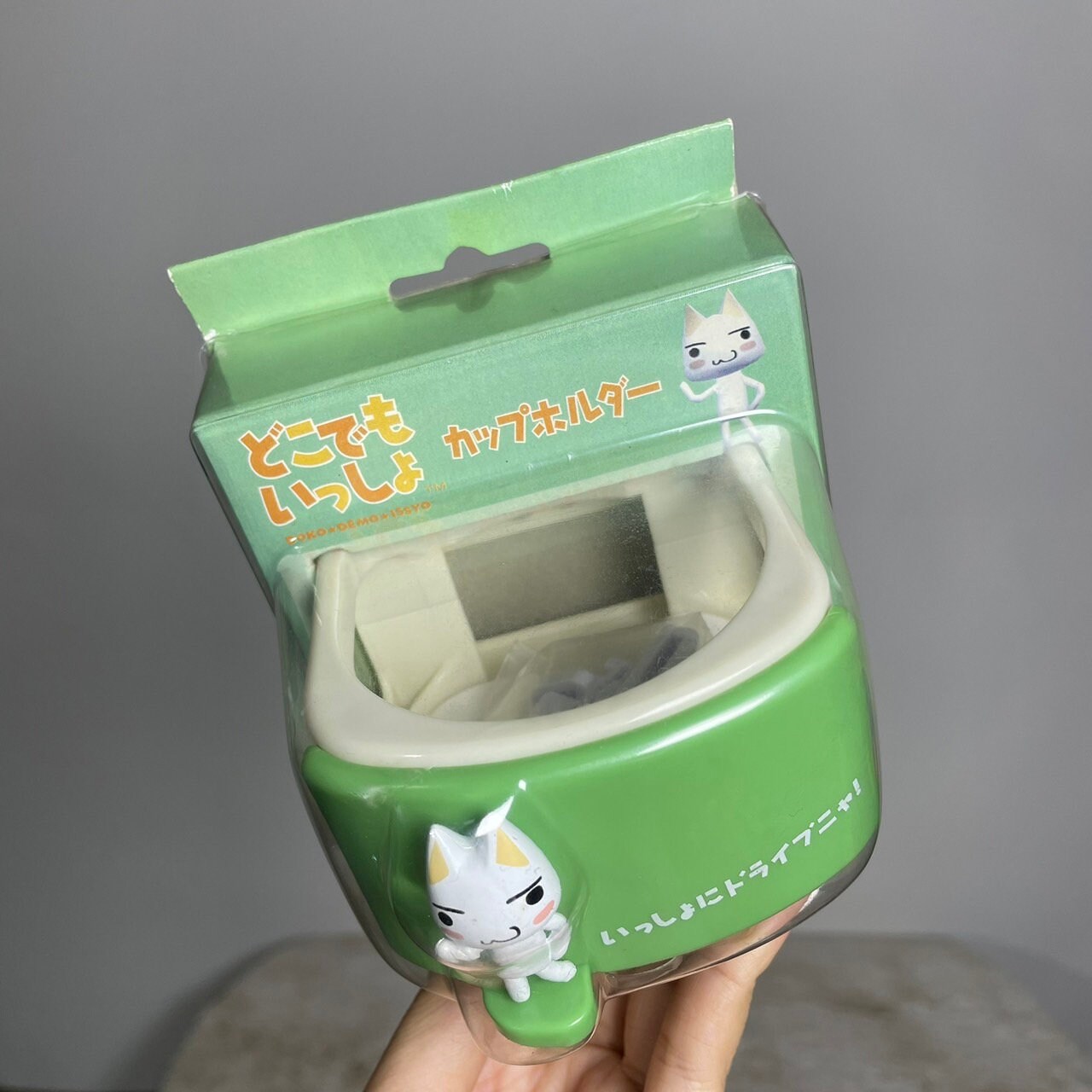 ヴィンテージ DOKO DEMO ISSYO 車用ドリンクホルダー、井上トロ アニメ